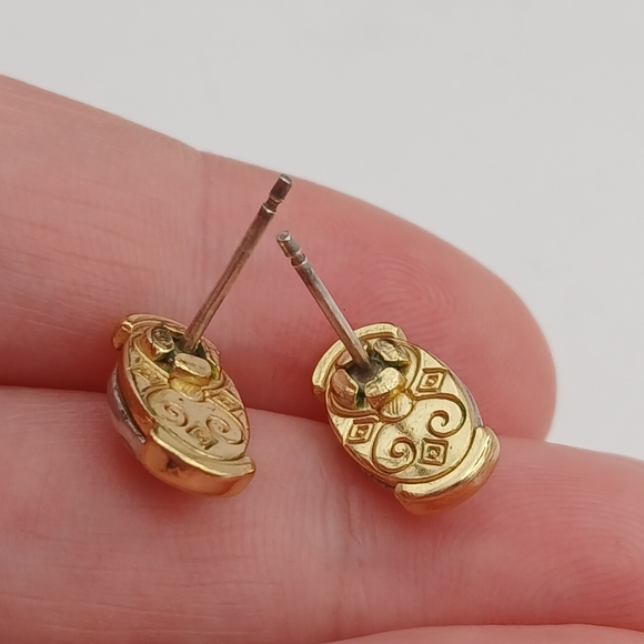 Brighton Golden Gate Mini Post Earrings - Picture 5 of 8